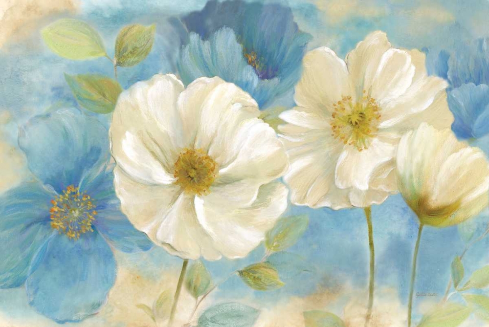 Wall Art Painting id:52917, Name: Watercolor Poppies Landscape , Artist: Coulter, Cynthia