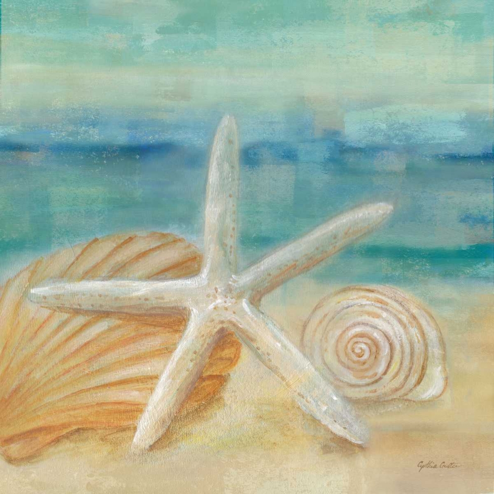 Wall Art Painting id:52918, Name: Horizon Shells I , Artist: Coulter, Cynthia