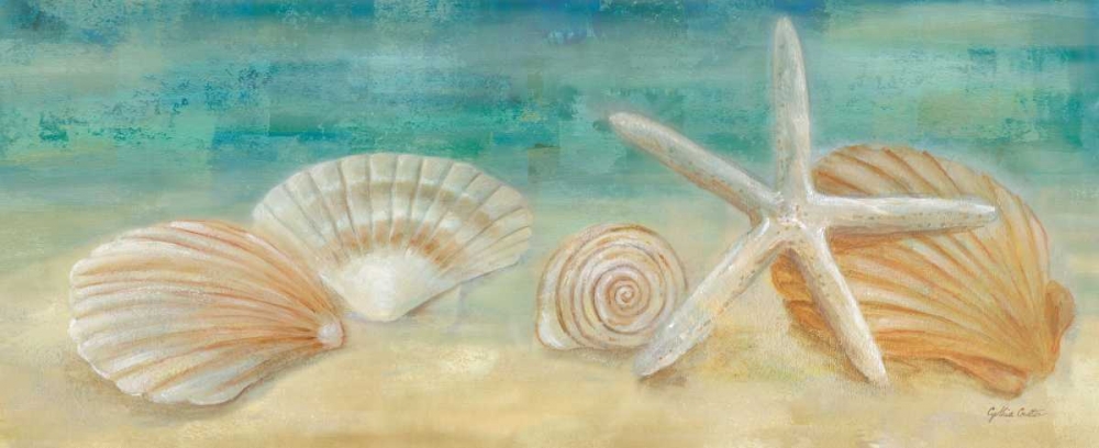 Wall Art Painting id:52922, Name: Horizon Shells Panel I , Artist: Coulter, Cynthia