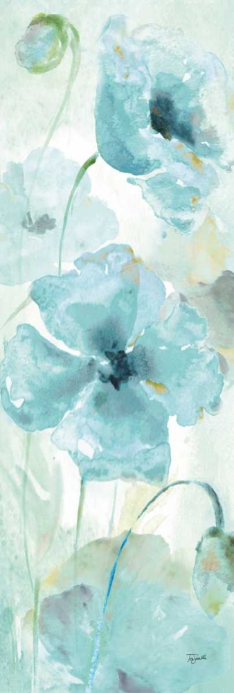 Wall Art Painting id:70154, Name: Watercolor Garden Blue Panel I, Artist: Tre Sorelle Studios