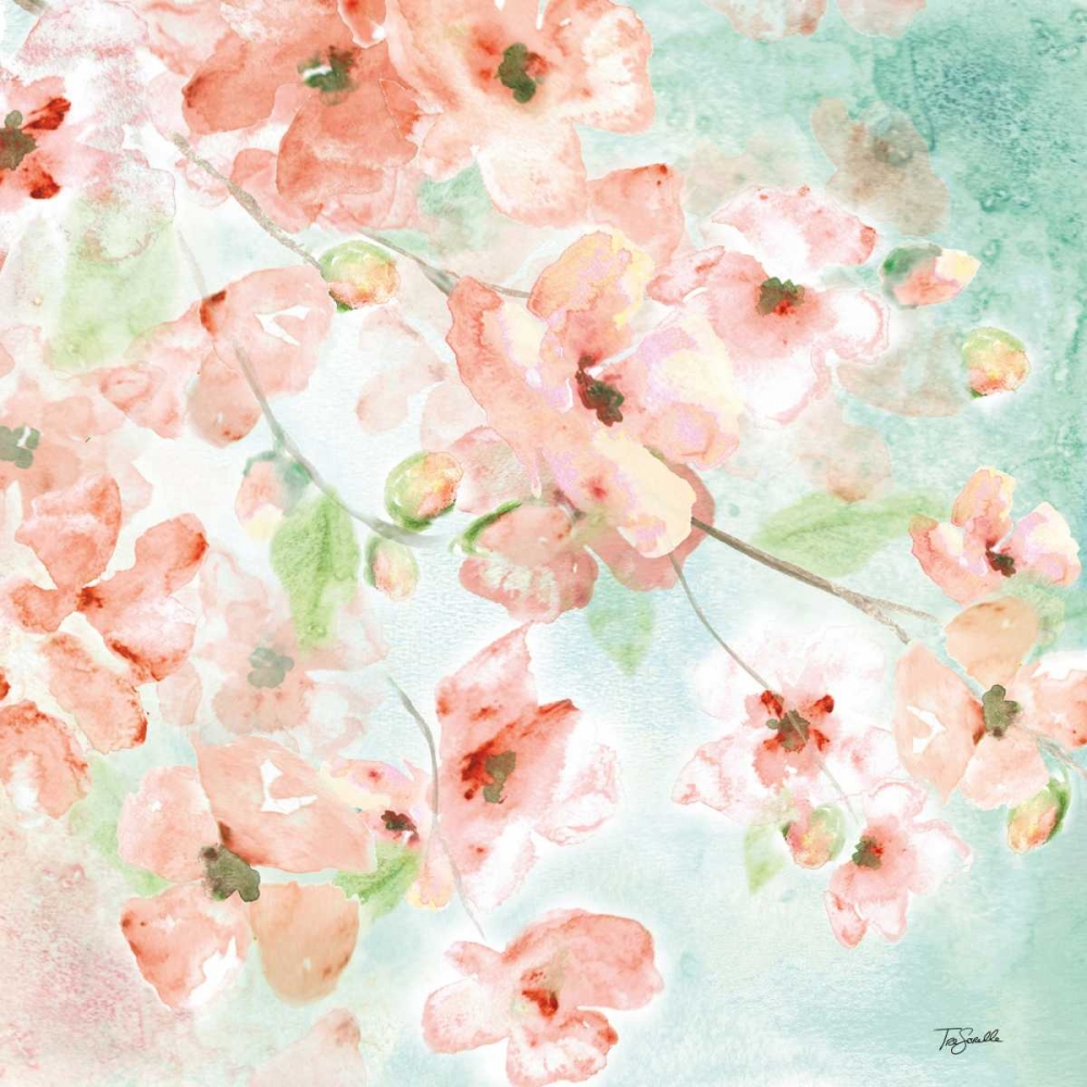 Wall Art Painting id:70157, Name: Watercolor Blossoms I, Artist: Tre Sorelle Studios