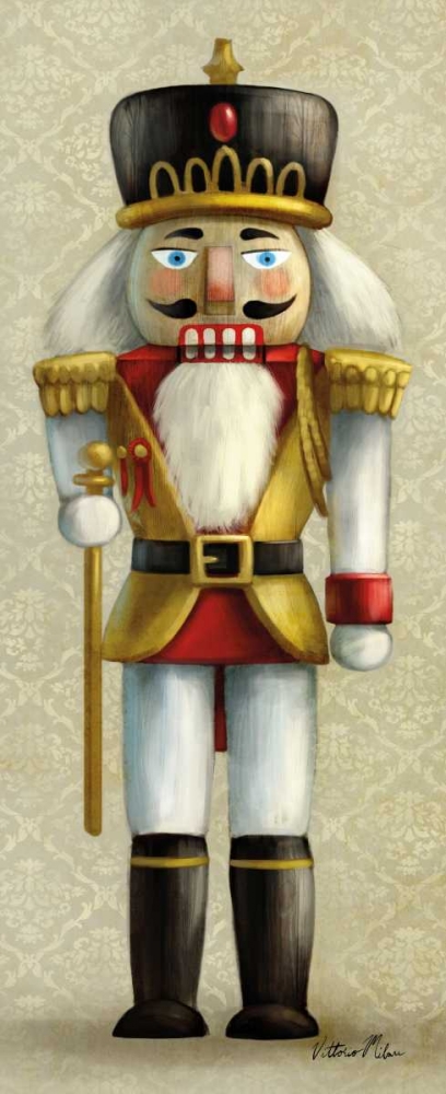 Wall Art Painting id:78132, Name: Christmas Nutcracker  I, Artist: Milan, Vittorio