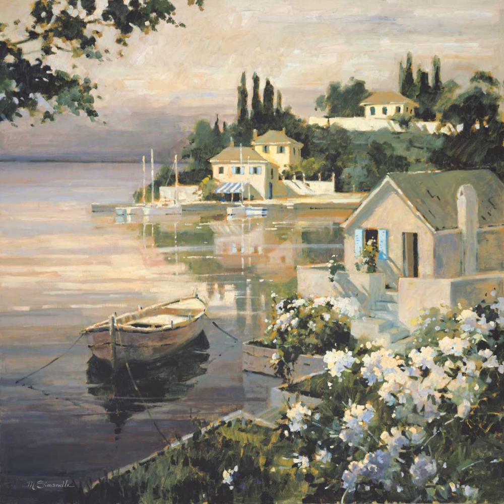 Wall Art Painting id:60318, Name: Tranquil Bay, Artist: Simandle, Marilyn