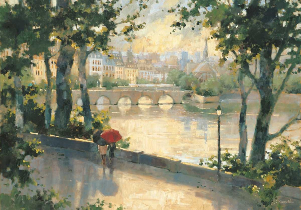 Wall Art Painting id:60319, Name: Paris Evening, Artist: Simandle, Marilyn