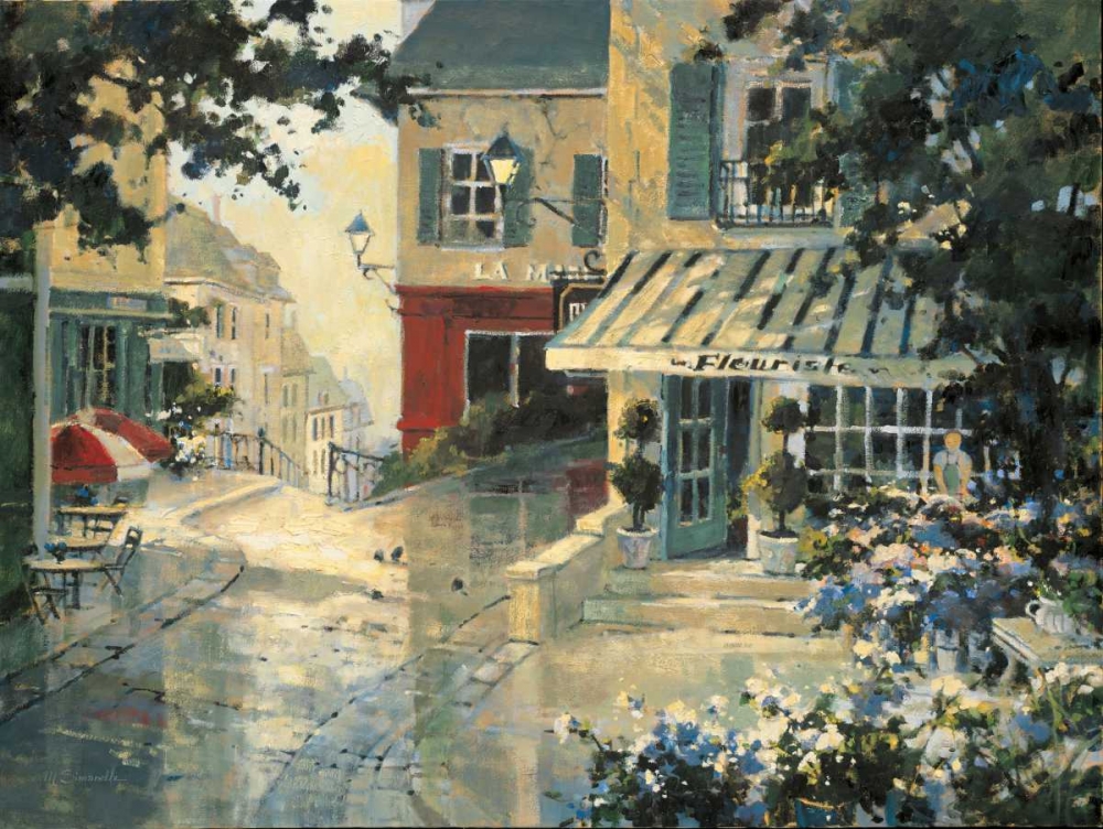 Wall Art Painting id:60321, Name: Village Florist, Artist: Simandle, Marilyn