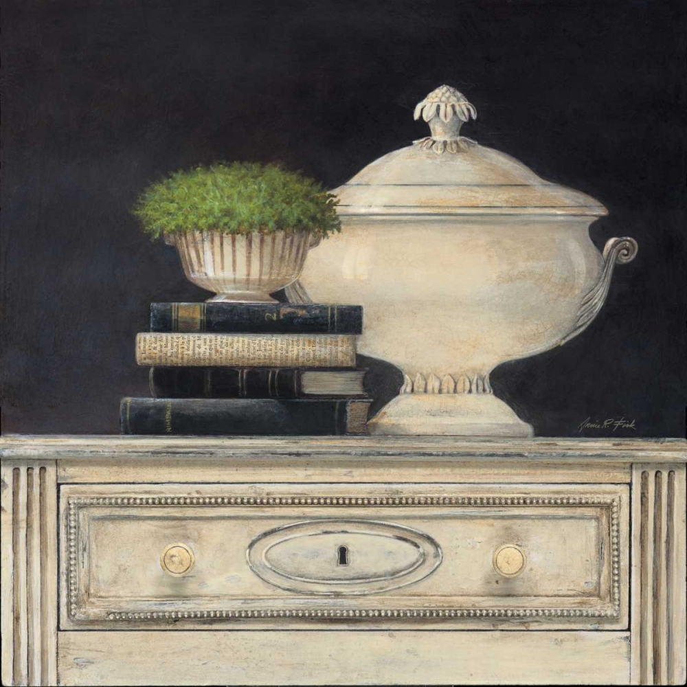 Wall Art Painting id:56213, Name: Cream Tureen, Artist: Fisk, Arnie