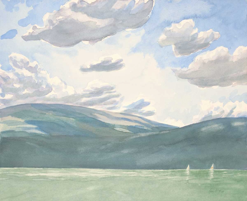 Wall Art Painting id:56437, Name: Ocean Sailing 1, Artist: FISK, Arnie