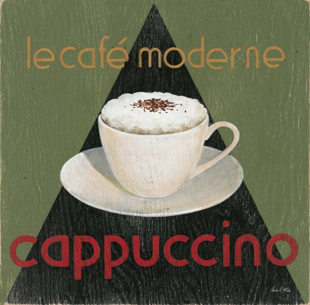 Wall Art Painting id:56475, Name: Cafe Moderne Cappuccino, Artist: Fisk, Arnie