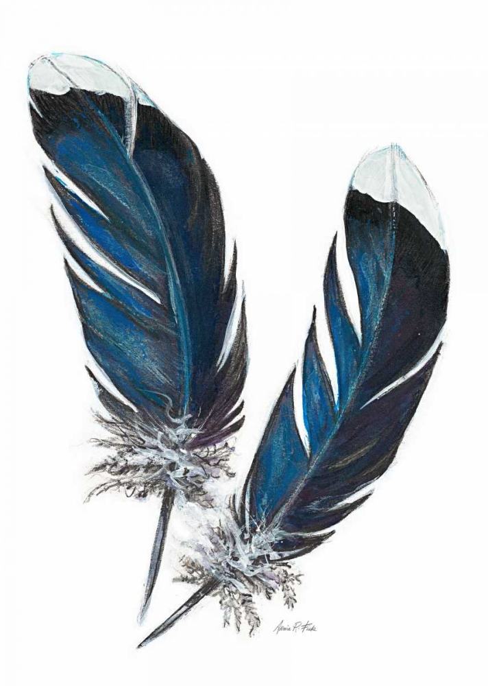 Wall Art Painting id:142059, Name: Feather Study 4, Artist: Fisk, Arnie