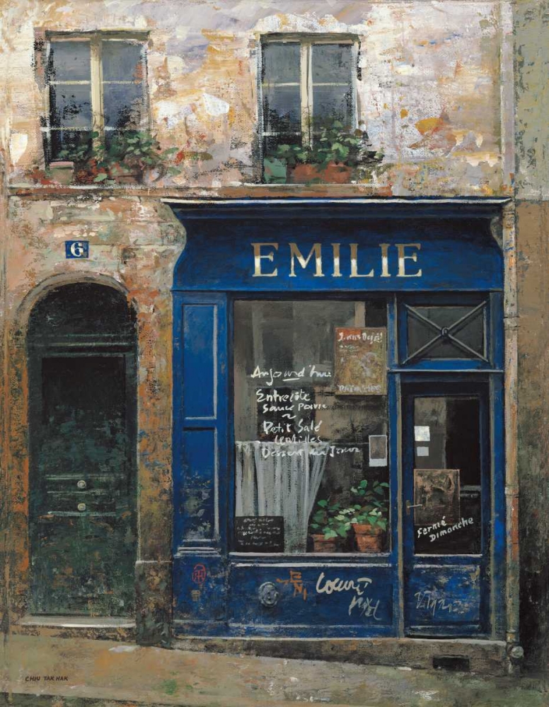 Wall Art Painting id:59721, Name: Emilie , Artist: Hak, Chiu Tak