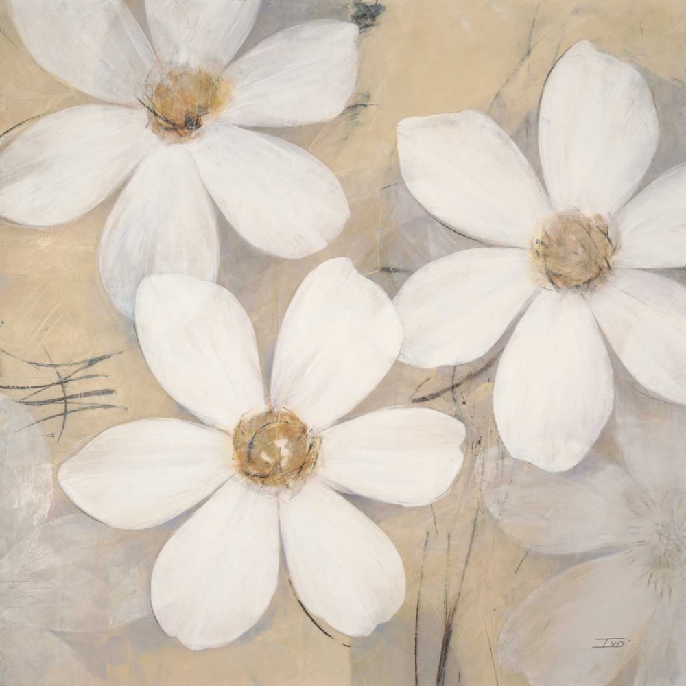 Wall Art Painting id:105834, Name: Modern Pale Blossoms, Artist: Stoyanov, Ivo
