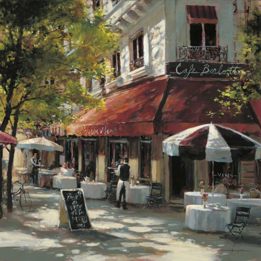 Wall Art Painting id:55998, Name: Cafe Berlotti, Artist: Heighton, Brent