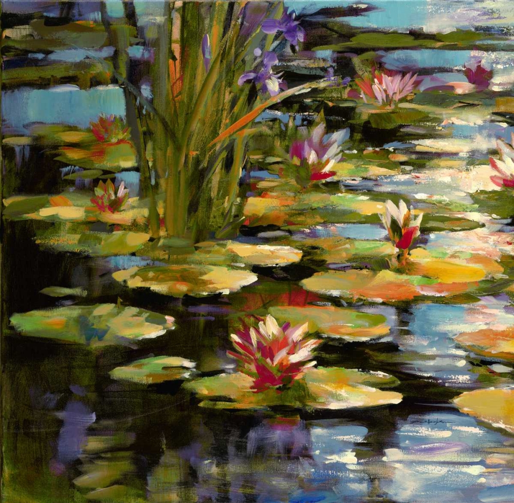 Wall Art Painting id:56046, Name: Water Lily , Artist: Heighton, Brent