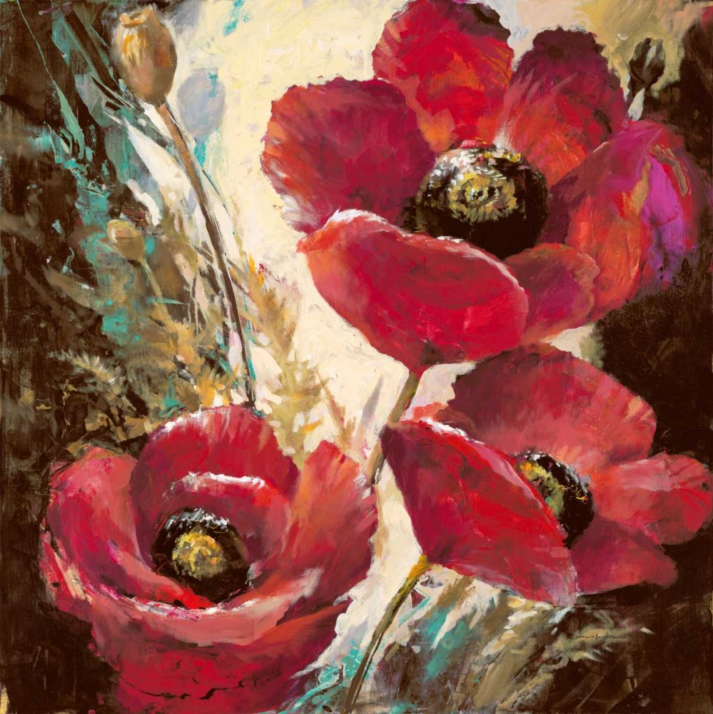 Wall Art Painting id:56087, Name: Influential Poppy, Artist: Heighton, Brent
