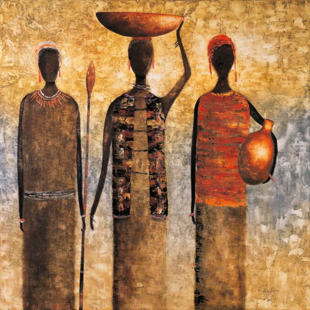 Wall Art Painting id:62924, Name: To the Gathering, Artist: Rauscher, Michel