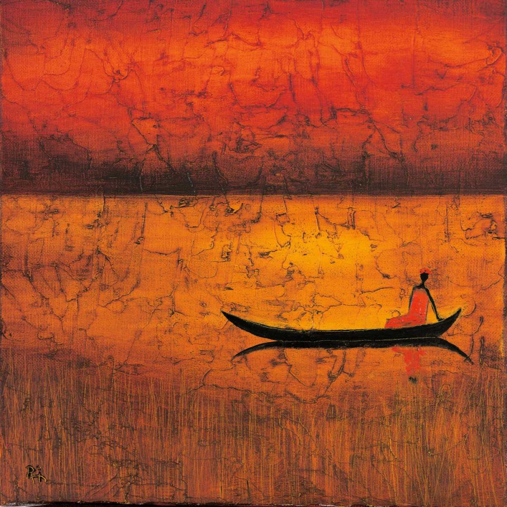 Wall Art Painting id:62938, Name: Dusk Voyage, Artist: Rauscher, Michel