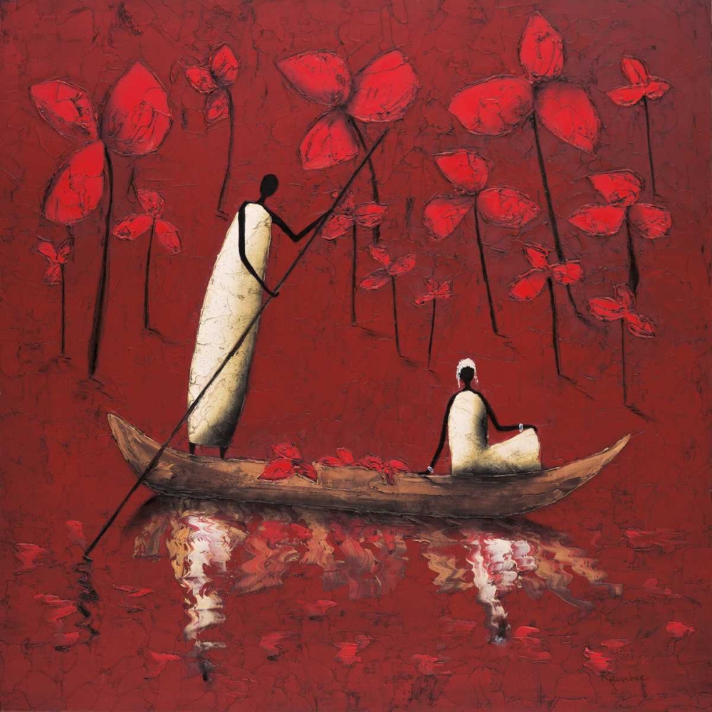 Wall Art Painting id:62948, Name: Crimson River, Artist: Rauscher, Michel