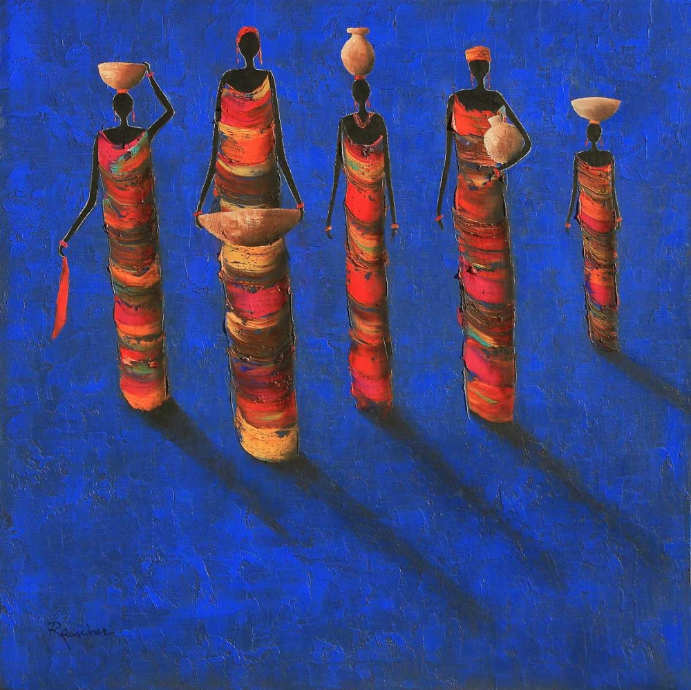 Wall Art Painting id:62957, Name: Midnight Gathering 2, Artist: Rauscher, Michel