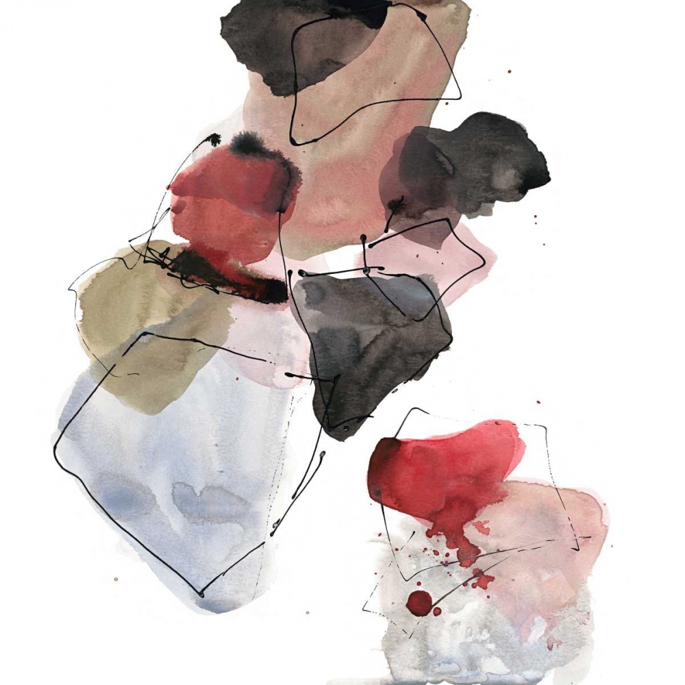 Art Print: Gestural Geometrics 1