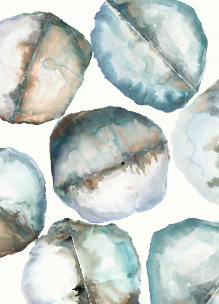 Wall Art Painting id:166620, Name: River Stones, Artist: Gold, Lora