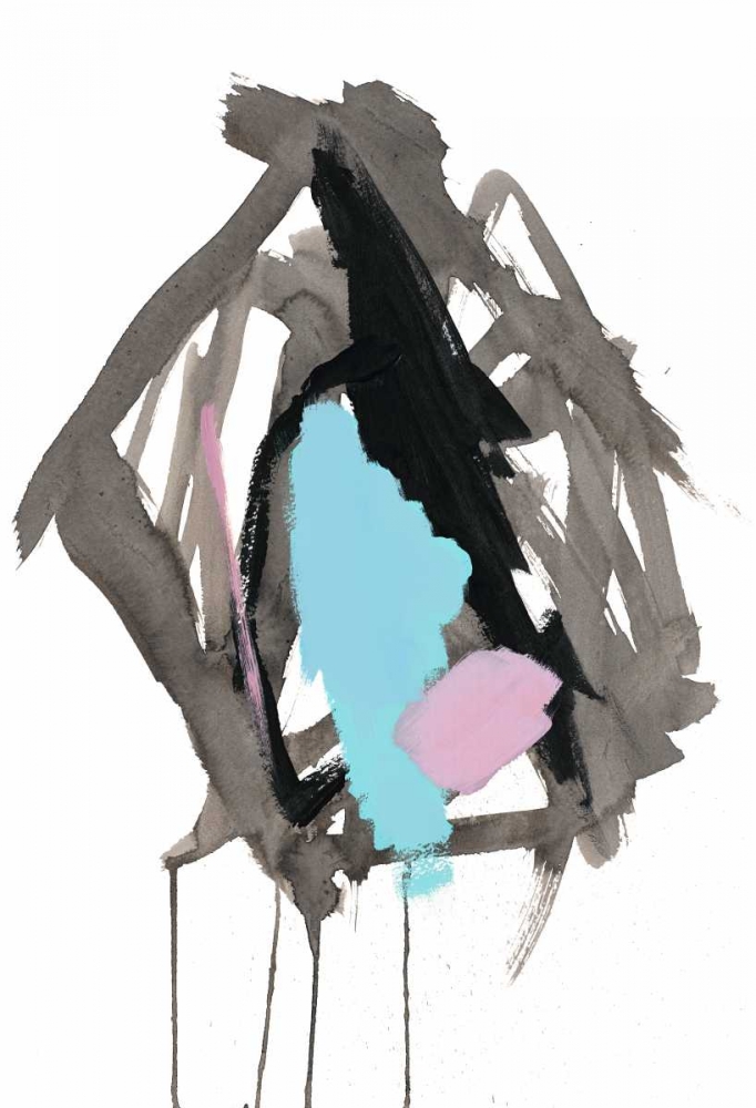 Wall Art Painting id:166558, Name: Gestural Brush, Pastel, Artist: Gold, Lora