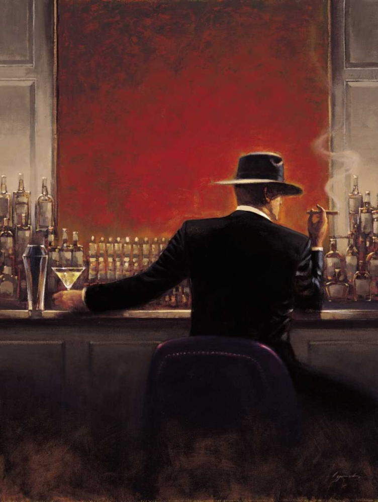 Wall Art Painting id:57586, Name: Cigar Bar, Artist: Lynch, Brent 