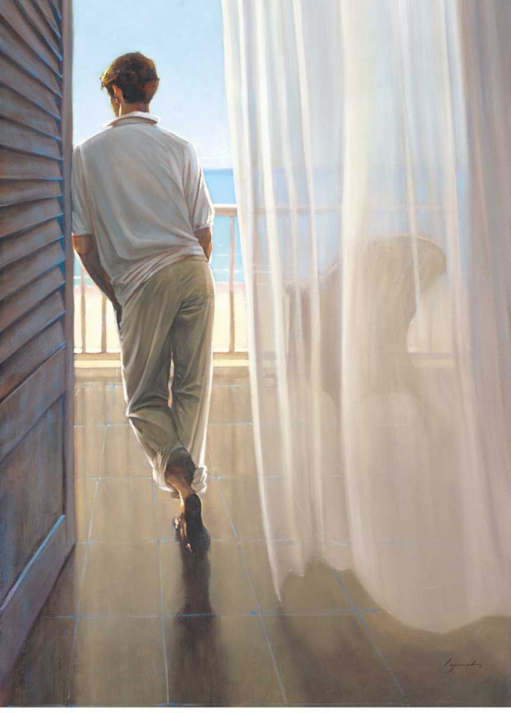 Wall Art Painting id:57597, Name: Terrace View, Artist: Lynch, Brent 