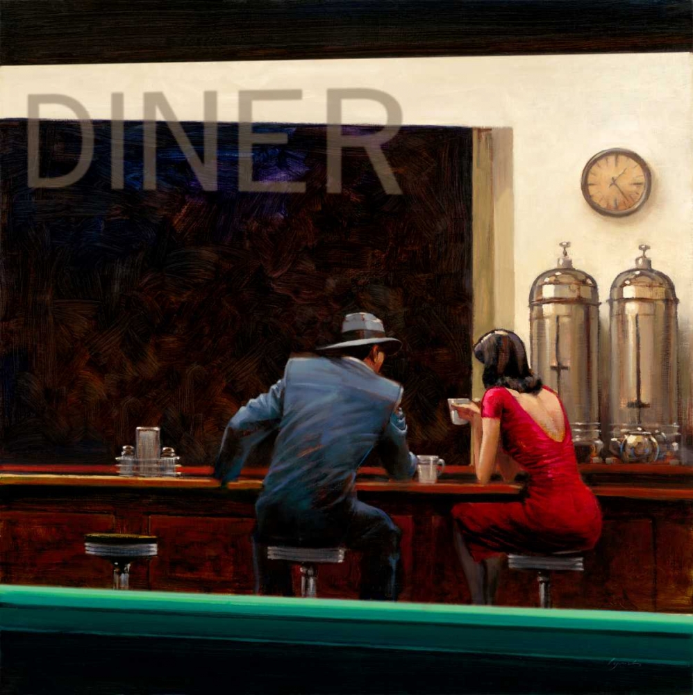 Wall Art Painting id:57618, Name: Evening Rendez Vous, Artist: Lynch, Brent 