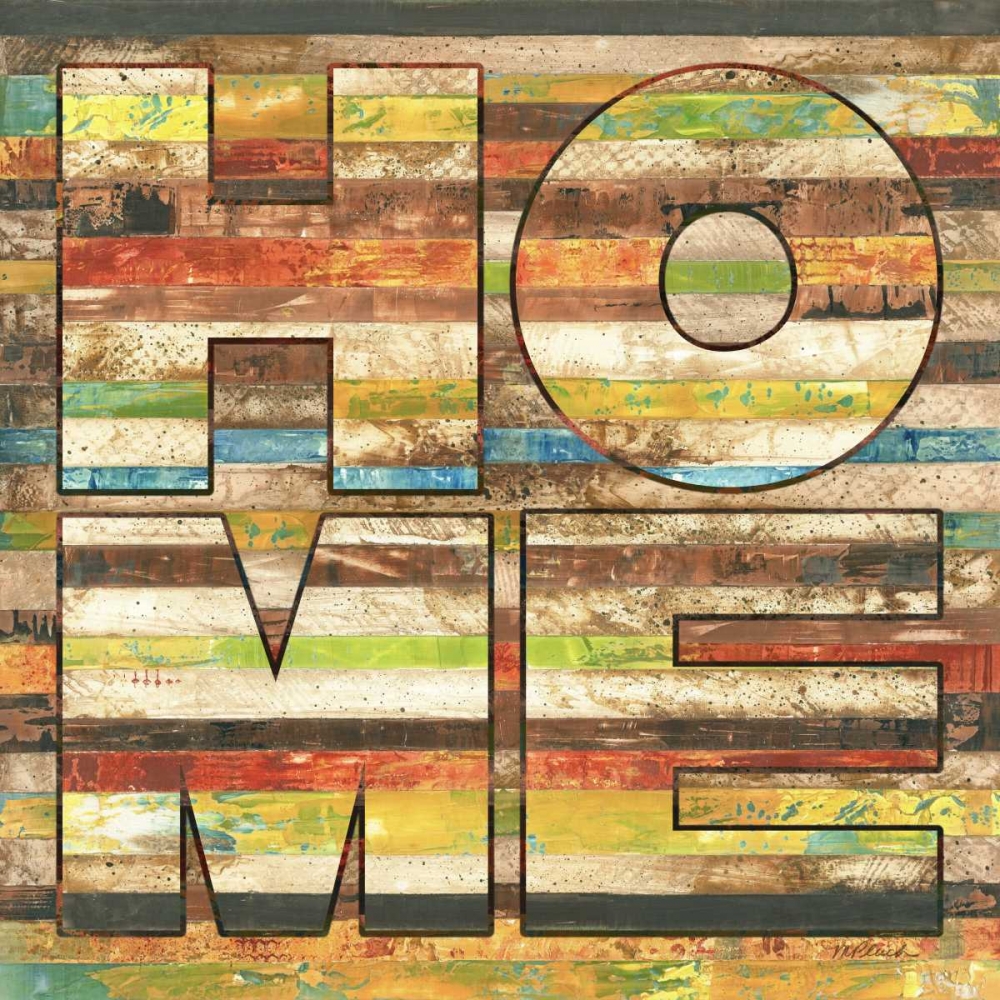 Wall Art Painting id:59152, Name: Striped Home, Artist: Pluch, Melissa