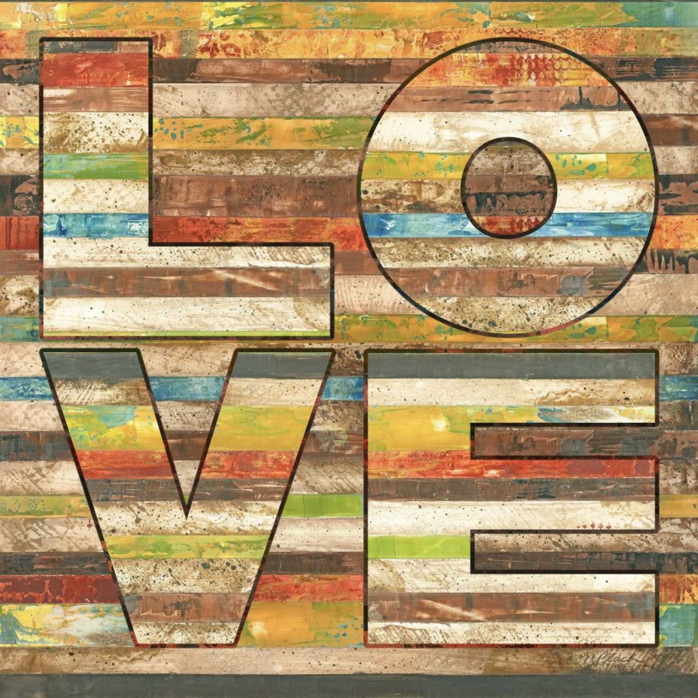 Wall Art Painting id:59153, Name: Striped Love, Artist: Pluch, Melissa