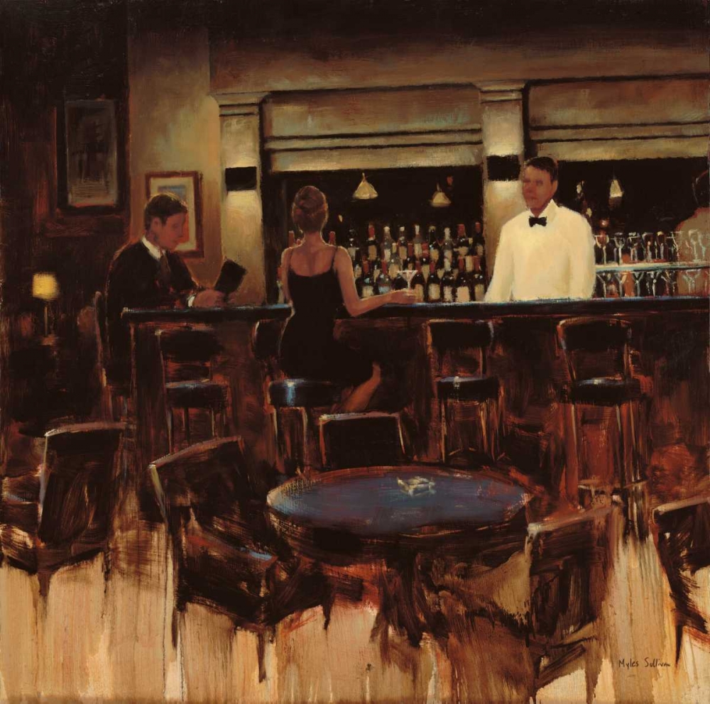 Wall Art Painting id:60592, Name: Night Cap, Artist: Sullivan, Myles  