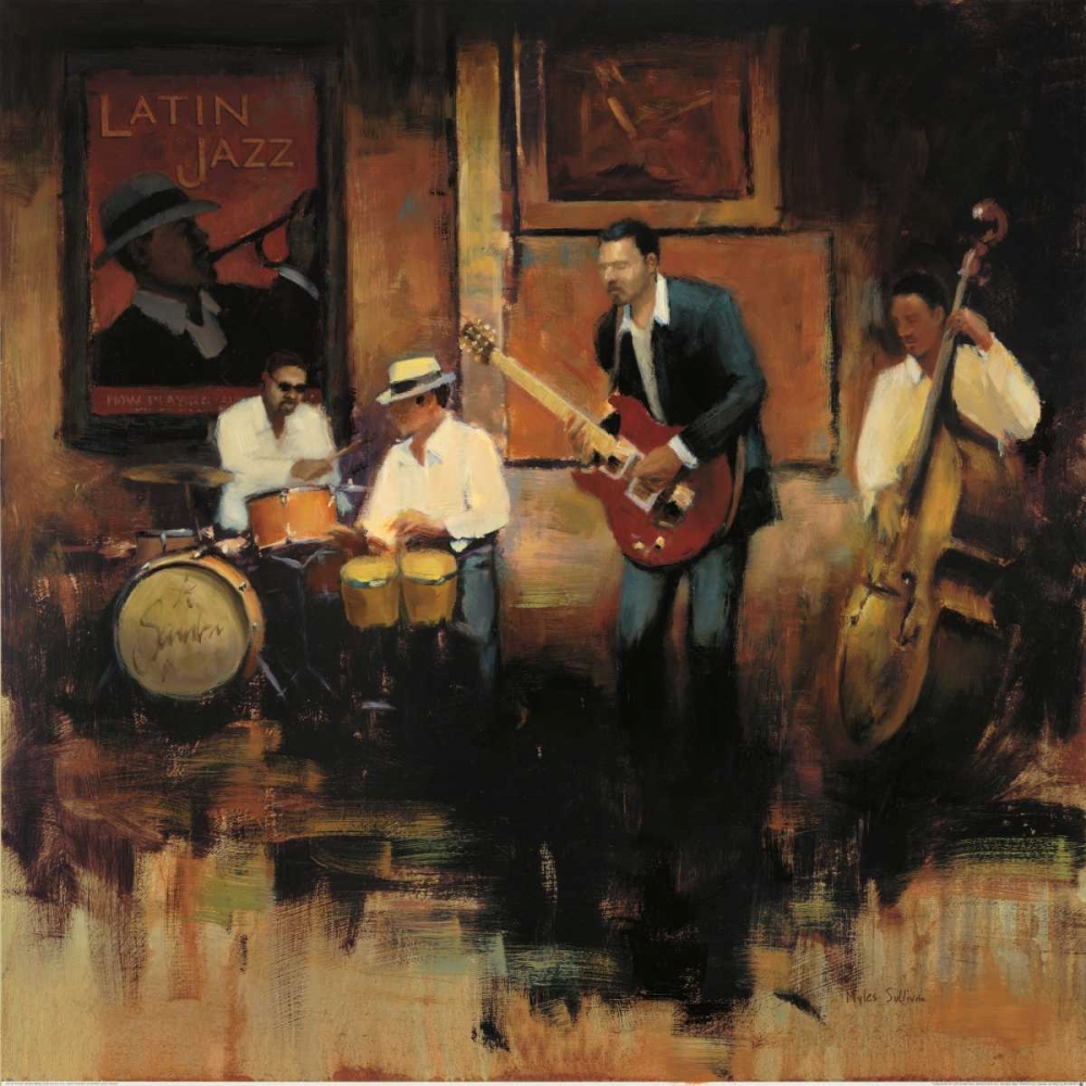 Wall Art Painting id:60563, Name: Latin Jazz, Artist: Sullivan, Miles