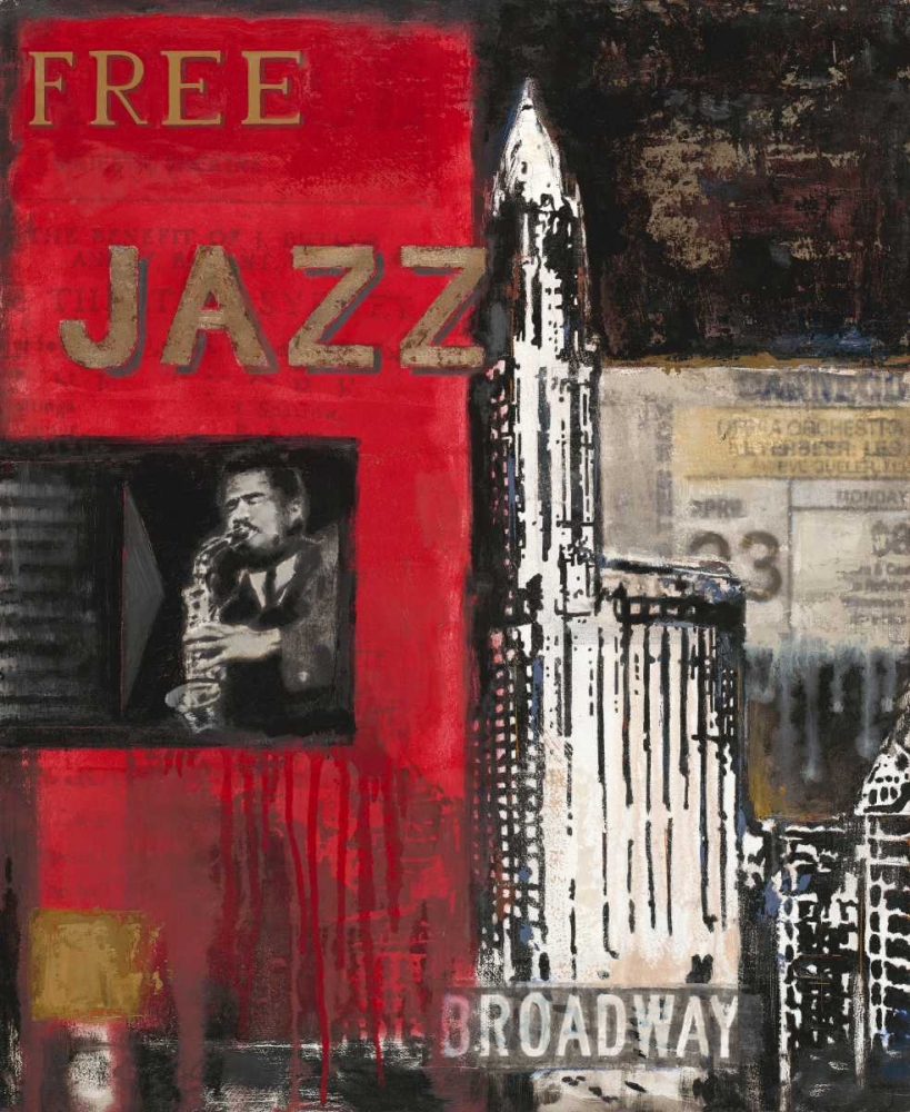 Wall Art Painting id:60598, Name: Free Jazz, Artist: Sullivan, Myles  