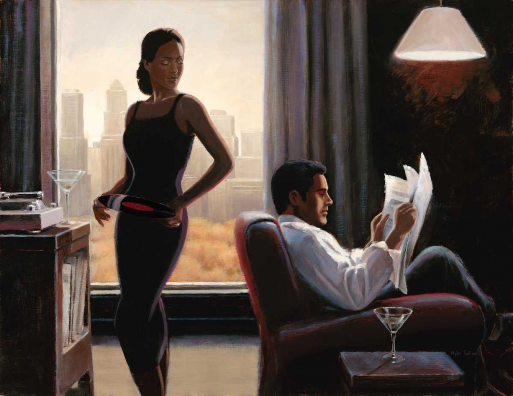 Wall Art Painting id:60568, Name: Evening Nostalgia, Artist: Sullivan, Miles