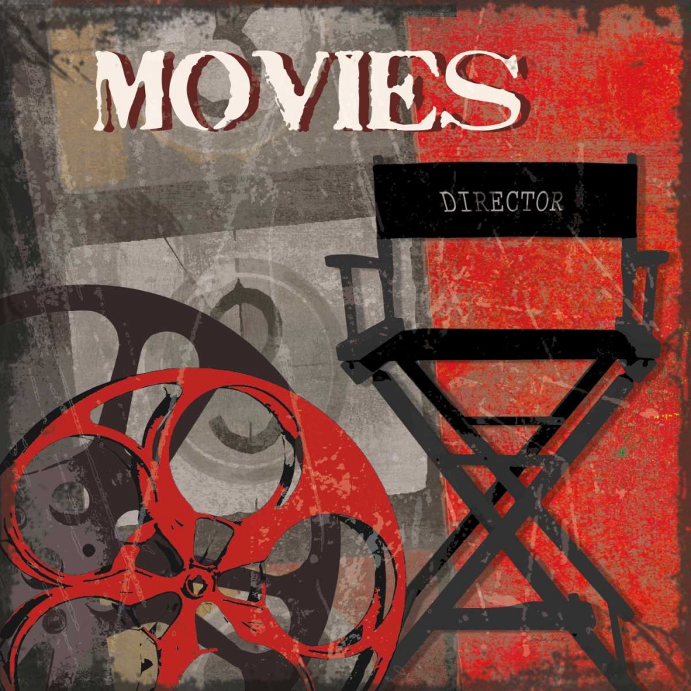 Wall Art Painting id:57709, Name: MOVIE TIME, Artist: Smith, Sandra