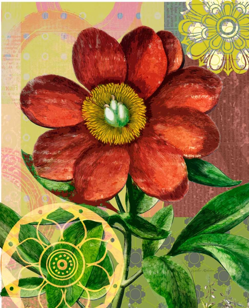 Wall Art Painting id:59623, Name: Peony Story, Artist: Robertson, Walter 