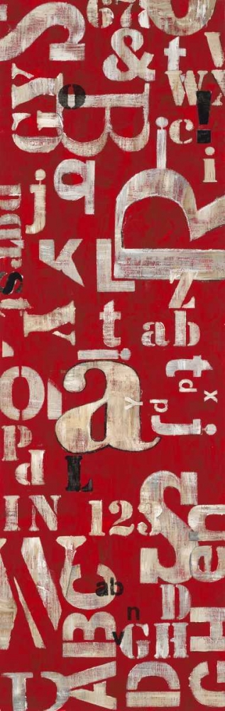 Wall Art Painting id:69911, Name: Word Savy 1, Artist: Dascher, Dennis 