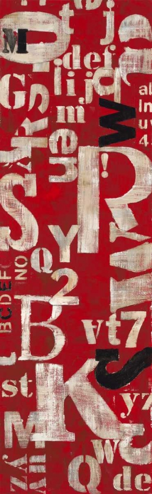 Wall Art Painting id:69912, Name: Word Savy 2, Artist: Dascher, Dennis 