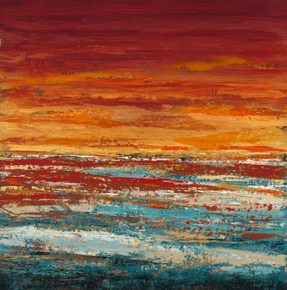 Wall Art Painting id:69926, Name: Summer Sunset, Artist: Dascher, Dennis 
