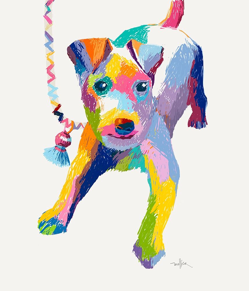 Wall Art Painting id:270364, Name: TERRIER SKETCH, Artist: Mollica, Patti