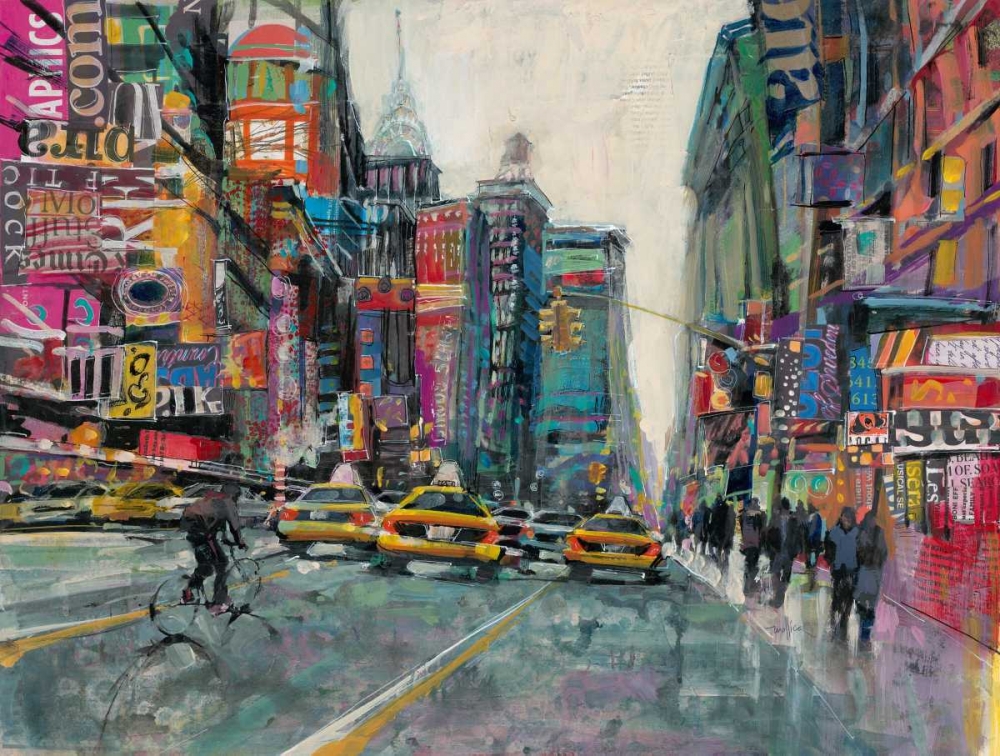 Wall Art Painting id:56170, Name: New York Collage 1, Artist: Mollica, Patti