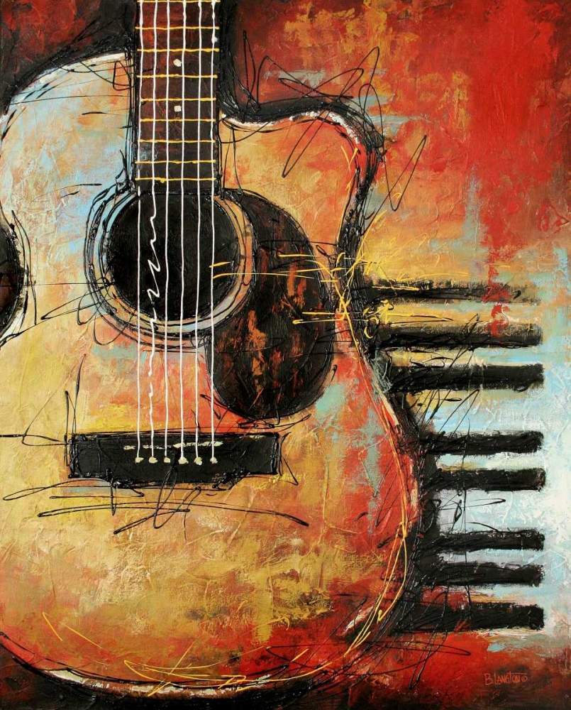 Wall Art Painting id:63477, Name: Acoustic Cutaway, Artist: Langton, Bruce