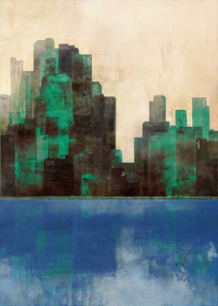 Wall Art Painting id:56522, Name: Monaco Lagoon 2, Artist: Roko, Ken