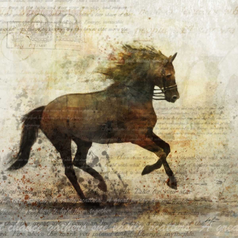 Wall Art Painting id:56529, Name: Horse Dance 1, Artist: Roko, Ken