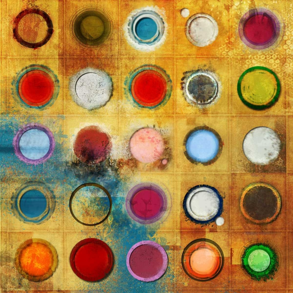 Wall Art Painting id:56531, Name: Gold Network, Artist: Roko, Ken