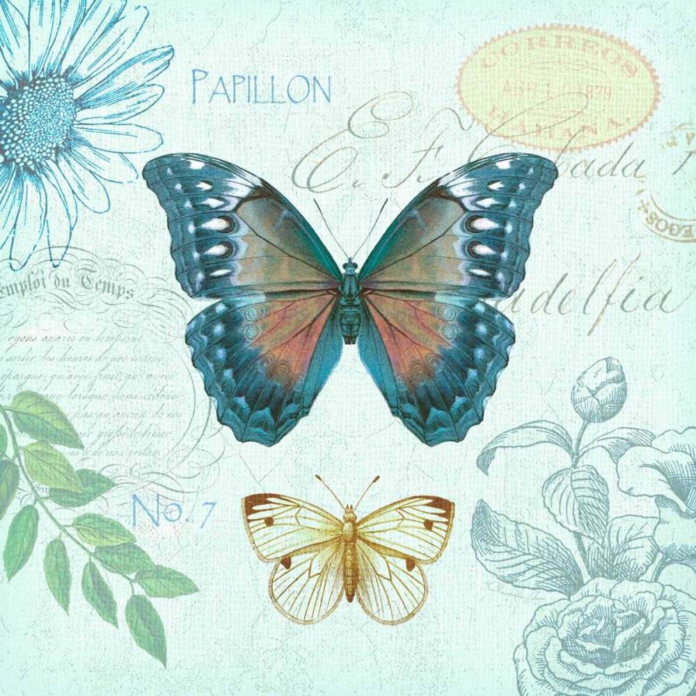 Wall Art Painting id:87328, Name: Butterflies and Botanical 1, Artist: James, Christopher