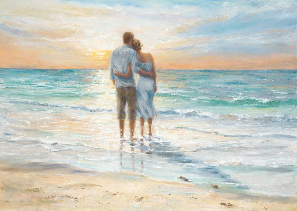 Art Print: Seaside Sunset