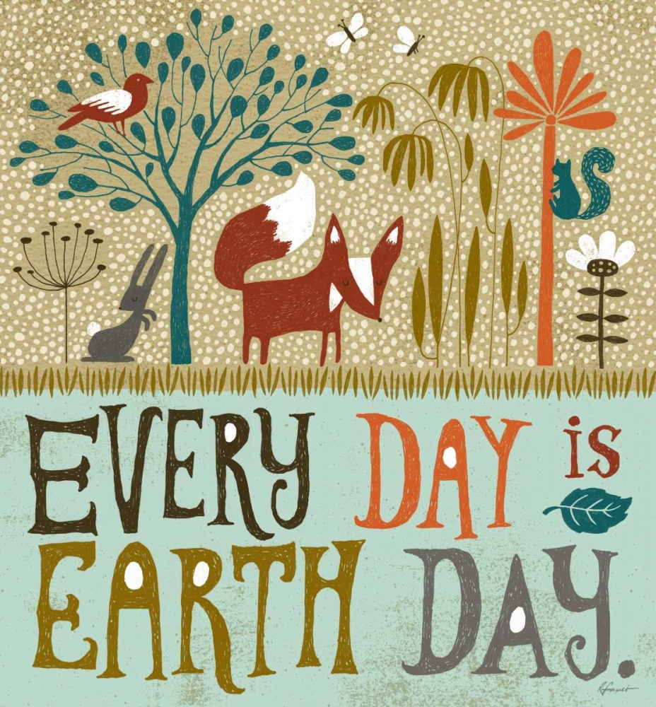 Wall Art Painting id:56754, Name: Earth Day, Artist: Faust, Richard