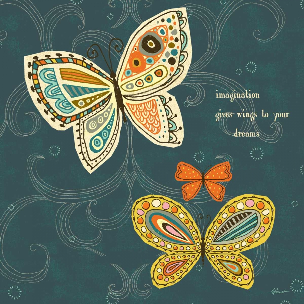 Wall Art Painting id:56769, Name: Ragtag Butterfly 2, Artist: Faust, Richard