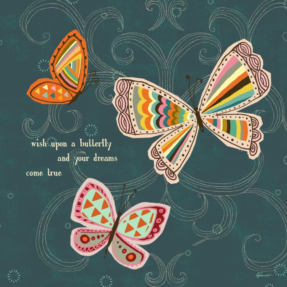 Wall Art Painting id:56771, Name: Ragtag Butterfly 4, Artist: Faust, Richard